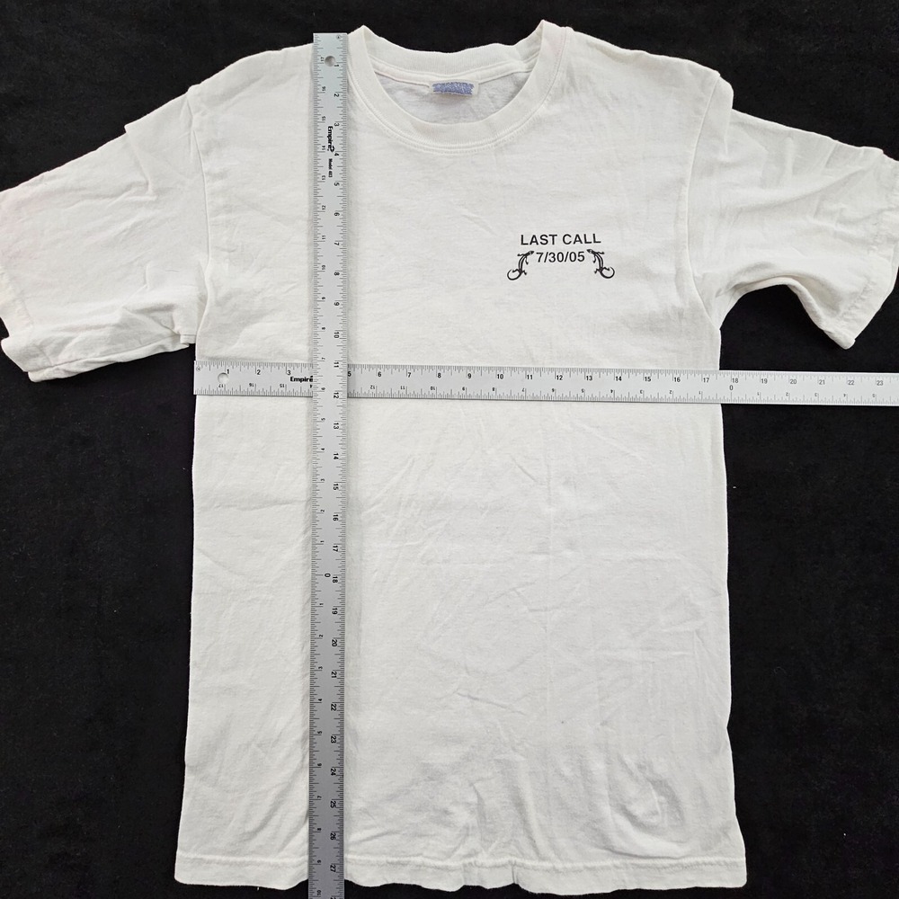 City Limits Delray‎ Beach FL Last Call 2005 White Short Sleeve T-Shirt Men's S - Picture 5 of 7